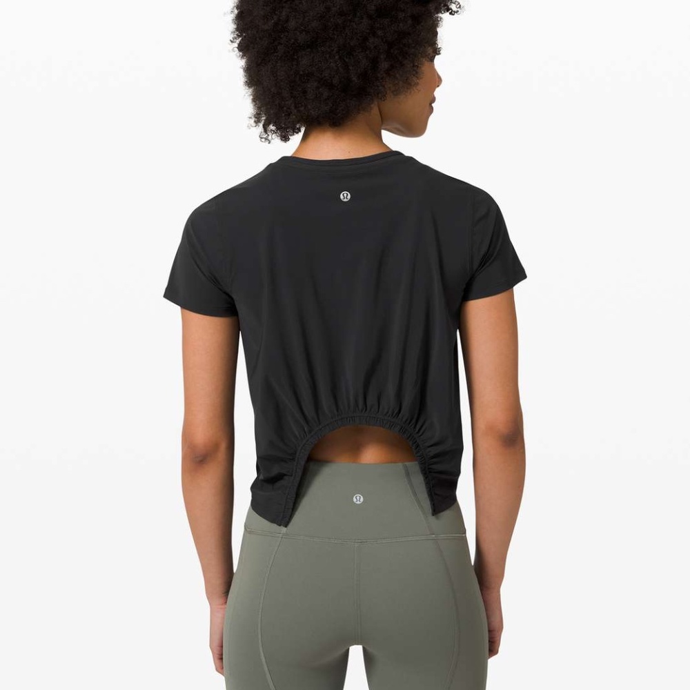 Lululemon Sunday Sprint Tee Black Size 6